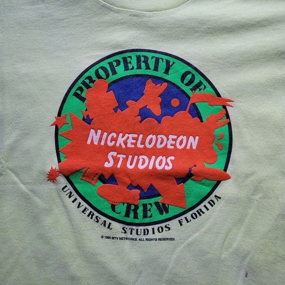 š„šNickelodeon Studios Crew Tee Universal Studios Floridašš„ - Picture 4 of 4